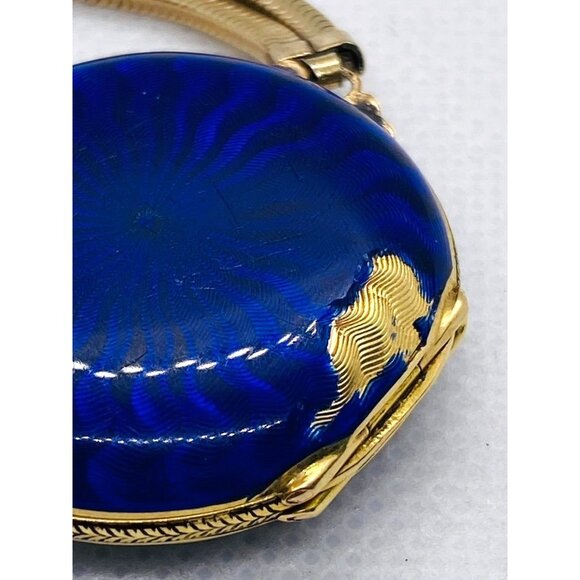 Tiffany & Co 18K Blue Enamel Pocket Wrist Watch Chipped Enamel Watch main image 7